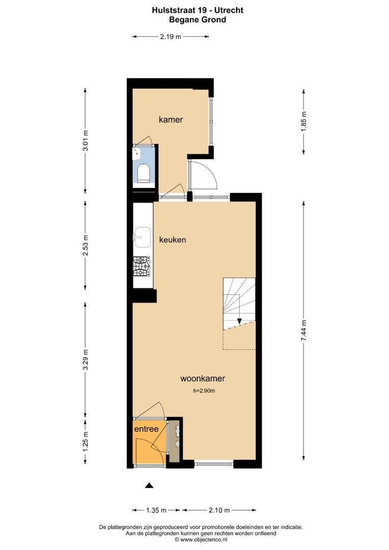 Hulststraat 19, Utrecht plattegrond-30