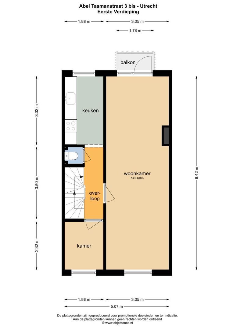 Abel Tasmanstraat 3 BS, Utrecht plattegrond-32