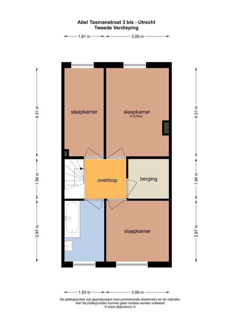 Abel Tasmanstraat 3 BS, Utrecht plattegrond-32