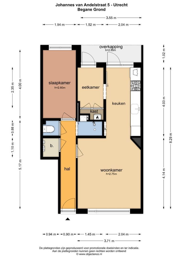 Johannes van Andelstraat 5, Utrecht plattegrond-29