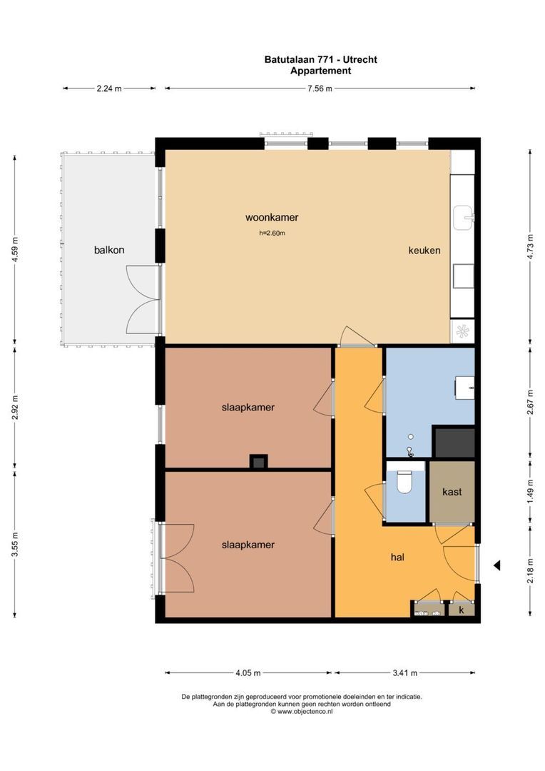 Battutalaan 771, Utrecht plattegrond-32