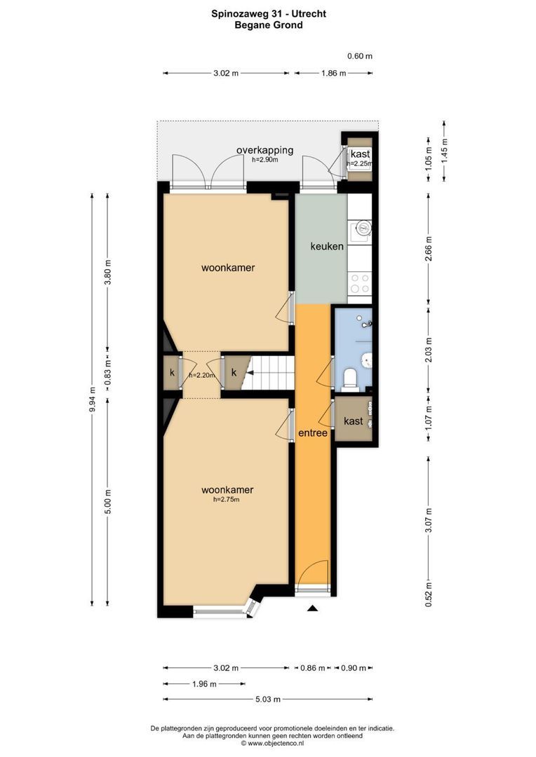 Spinozaweg 31, Utrecht plattegrond-34