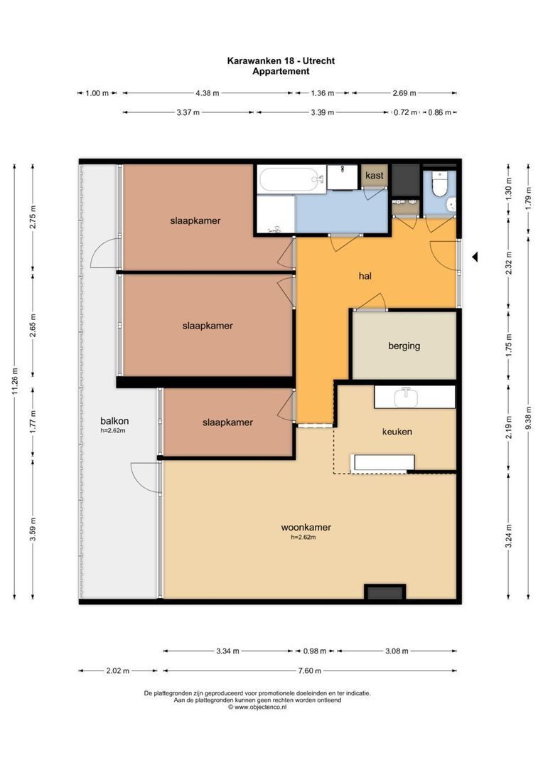 Karawanken 18, Utrecht plattegrond-36