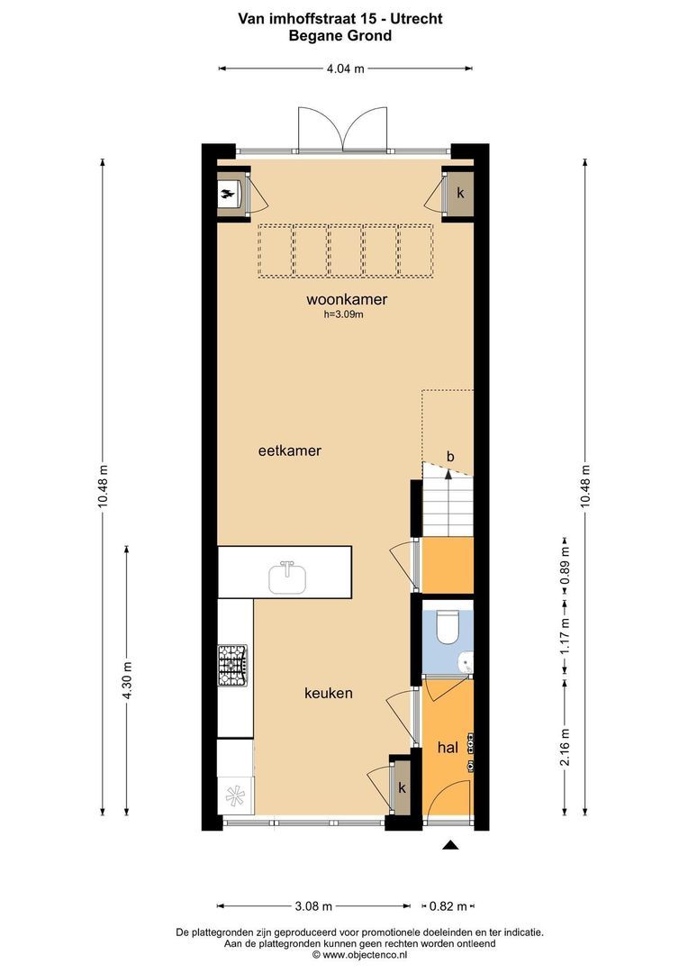 Van Imhoffstraat 15, Utrecht plattegrond-61