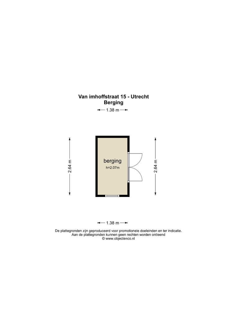 Van Imhoffstraat 15, Utrecht plattegrond-61