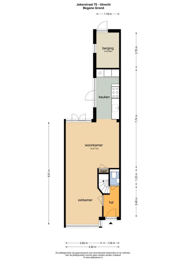 Jekerstraat 70, Utrecht plattegrond-37