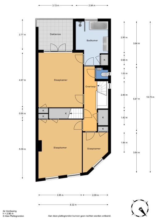 Koningin Emmakade 195, Den Haag plattegrond-44