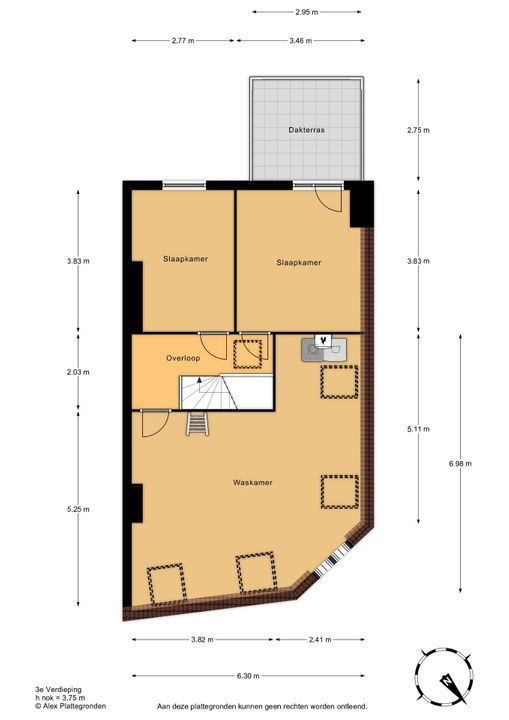 Koningin Emmakade 195, Den Haag plattegrond-44