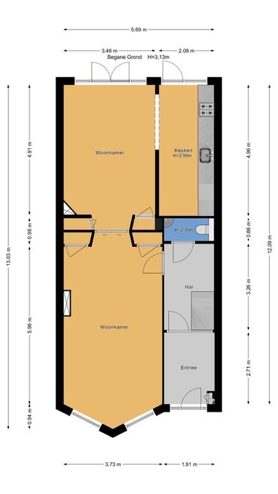 Marconistraat 75, Den Haag plattegrond-51