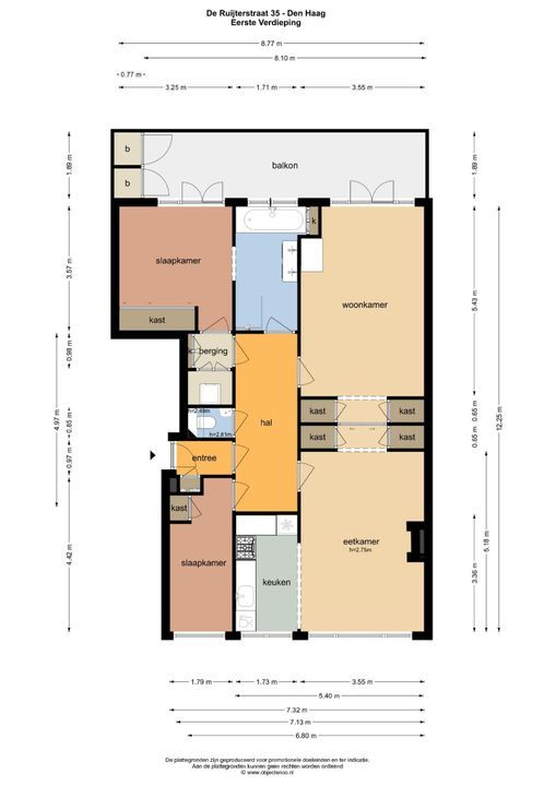 De Ruijterstraat 35, Den Haag plattegrond-27