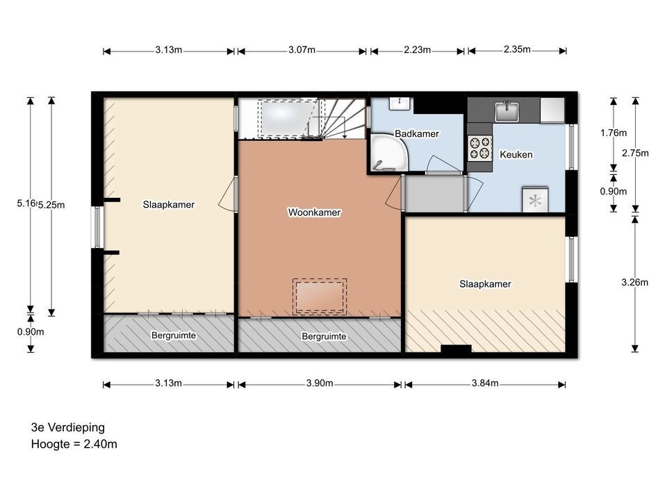 Obrechtstraat 13 A, Den Haag plattegrond-54