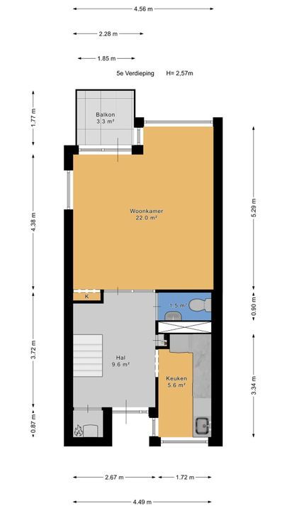 Loevesteinlaan 895, Den Haag plattegrond-43