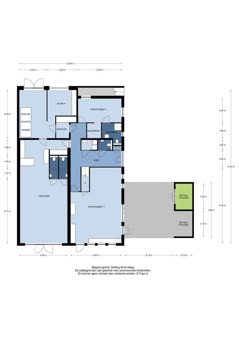 Helling 44, Heeg plattegrond-71