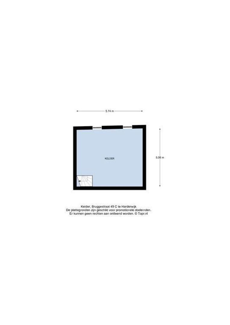 Bruggestraat 49 3, Harderwijk plattegrond-2