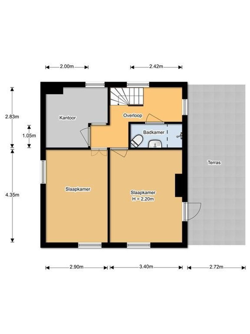 Spadelaan 8, Apeldoorn plattegrond-1