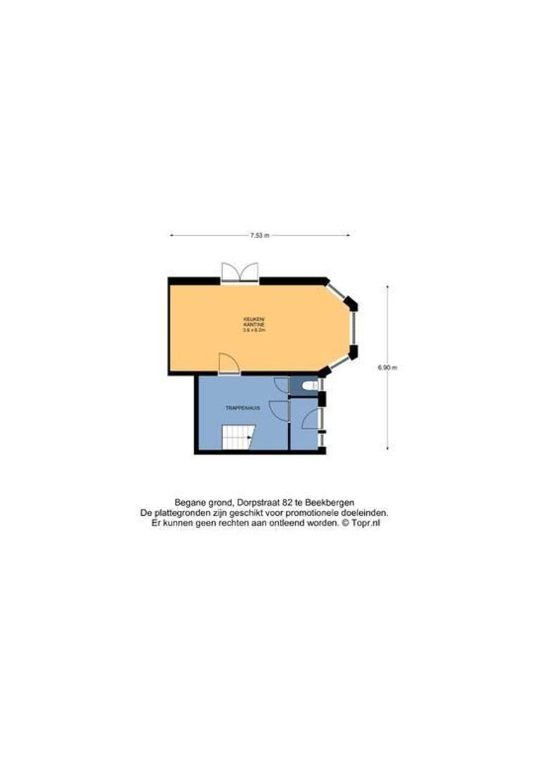 Dorpstraat 82, Beekbergen plattegrond-0