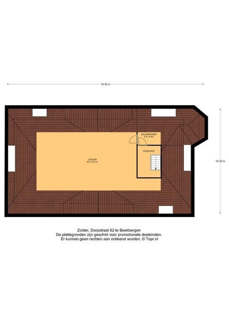 Dorpstraat 82, Beekbergen plattegrond-2