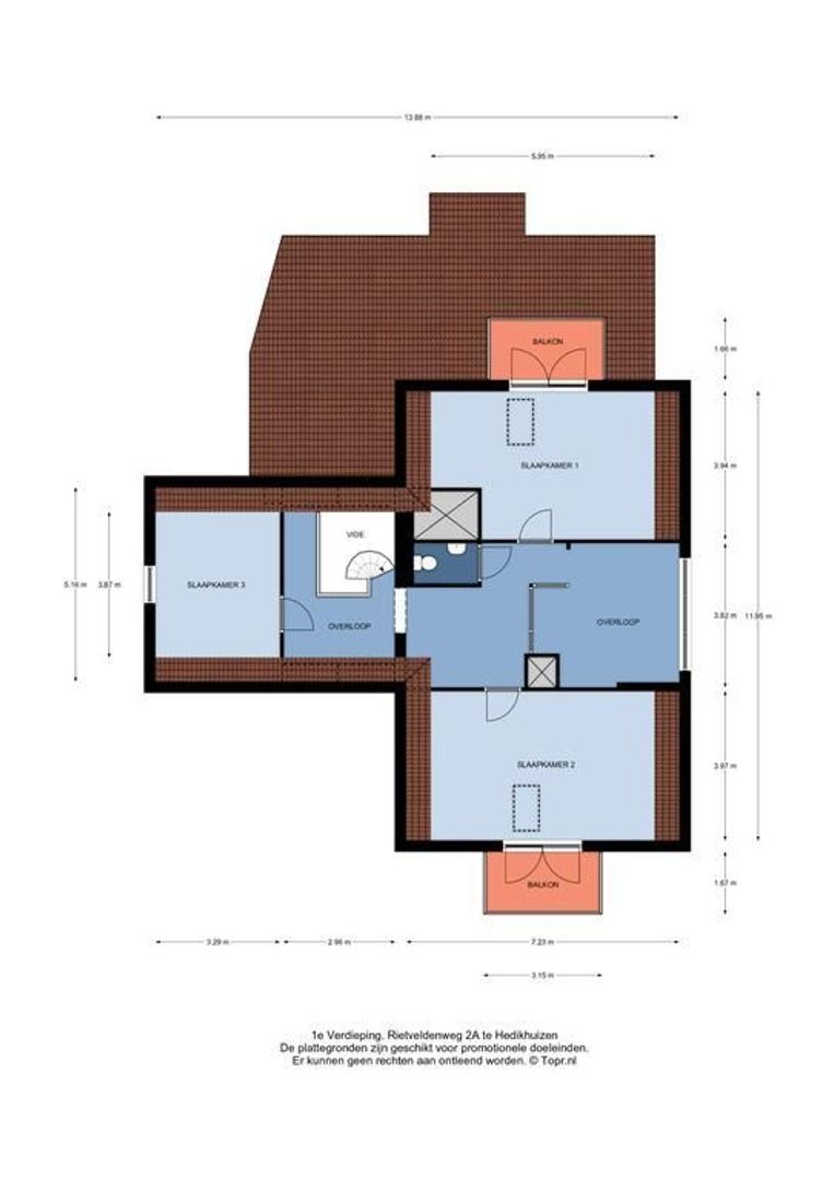Rietveldenweg 2 A, Hedikhuizen plattegrond-1