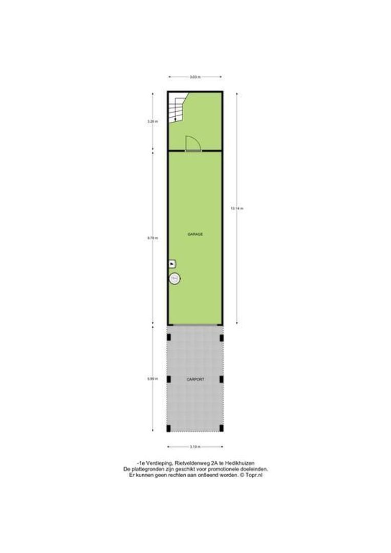 Rietveldenweg 2 A, Hedikhuizen plattegrond-3