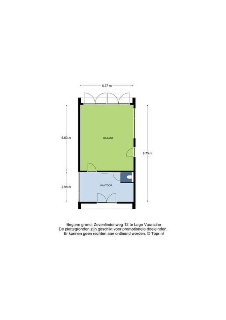 Zevenlindenweg 12, Lage Vuursche plattegrond-3