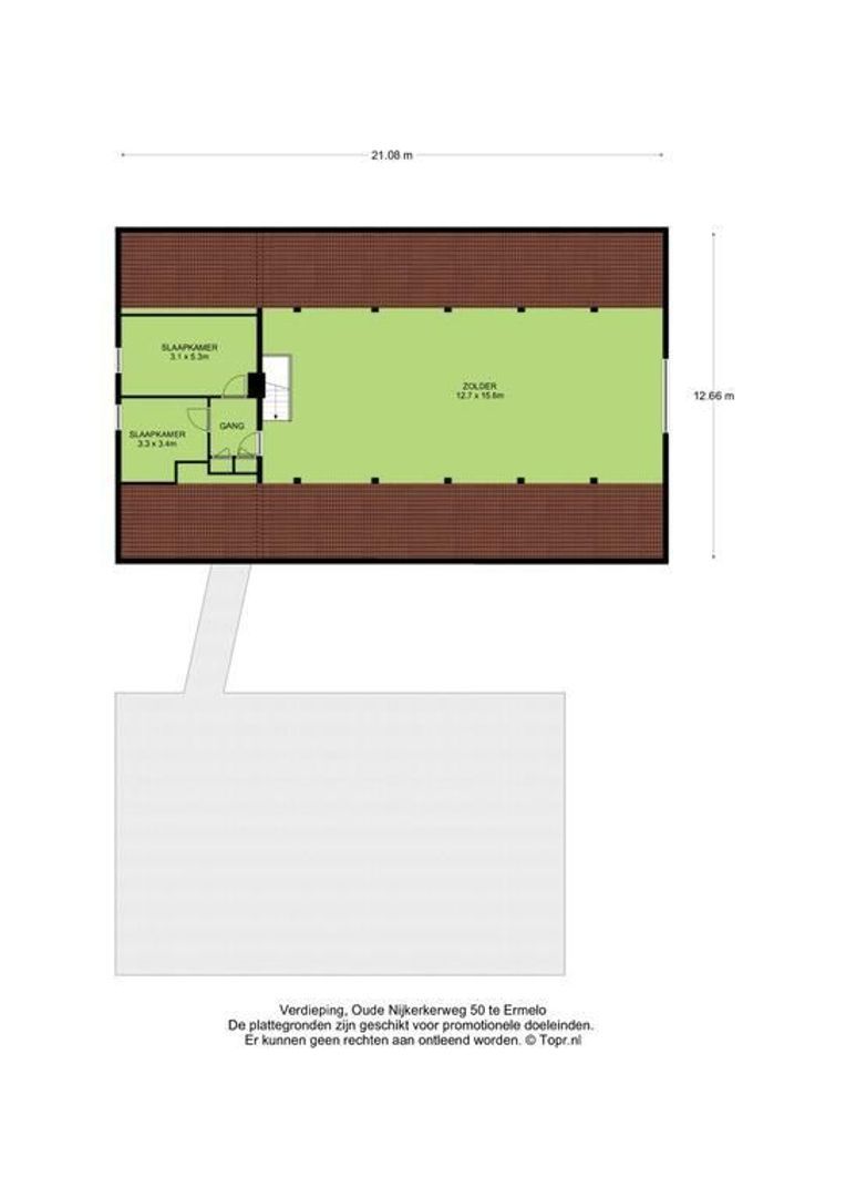 Oude Nijkerkerweg 50, Ermelo plattegrond-1