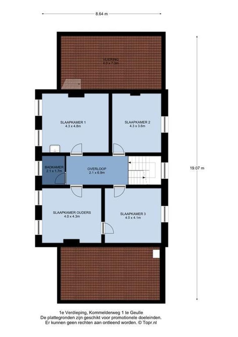 Kommelderweg 1, Geulle plattegrond-1