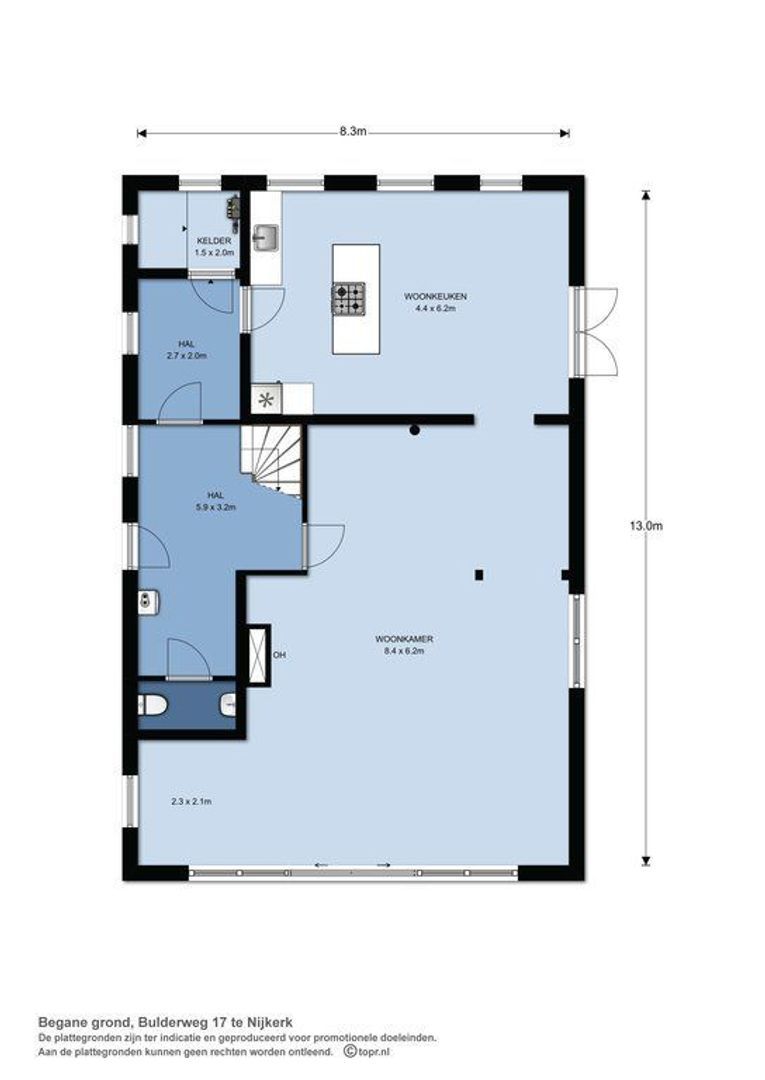 Bulderweg 17, Nijkerk plattegrond-0