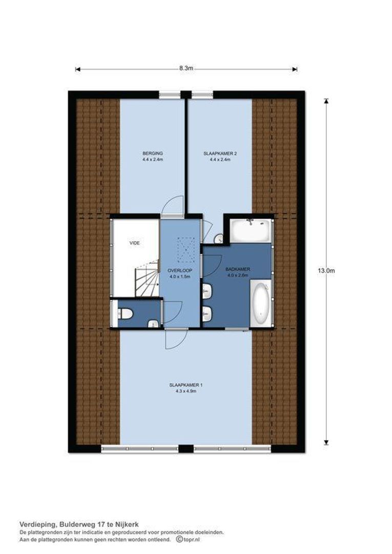 Bulderweg 17, Nijkerk plattegrond-1