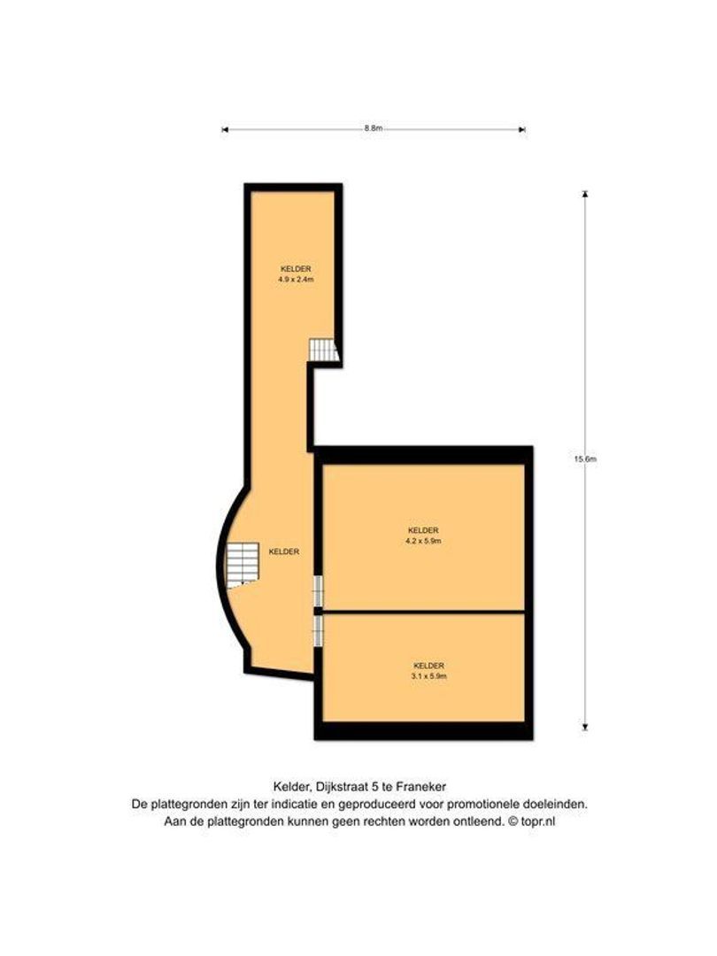 Dijkstraat 5, Franeker plattegrond-0