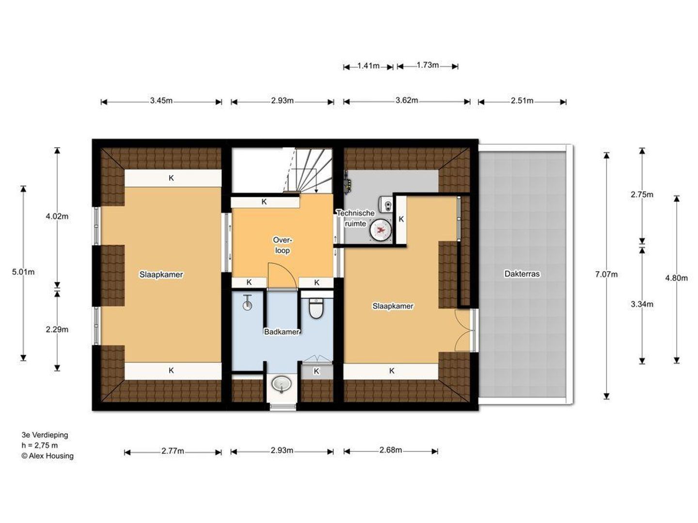 Hooigracht 34, Den Haag plattegrond-4