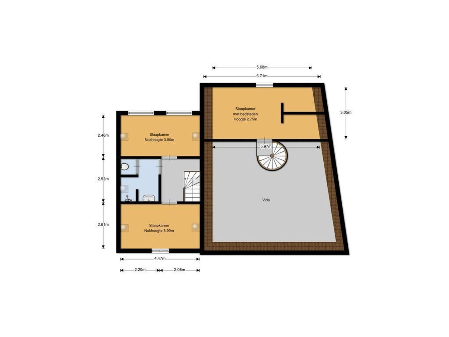Struisvogellaan 11, Hilversum plattegrond-1