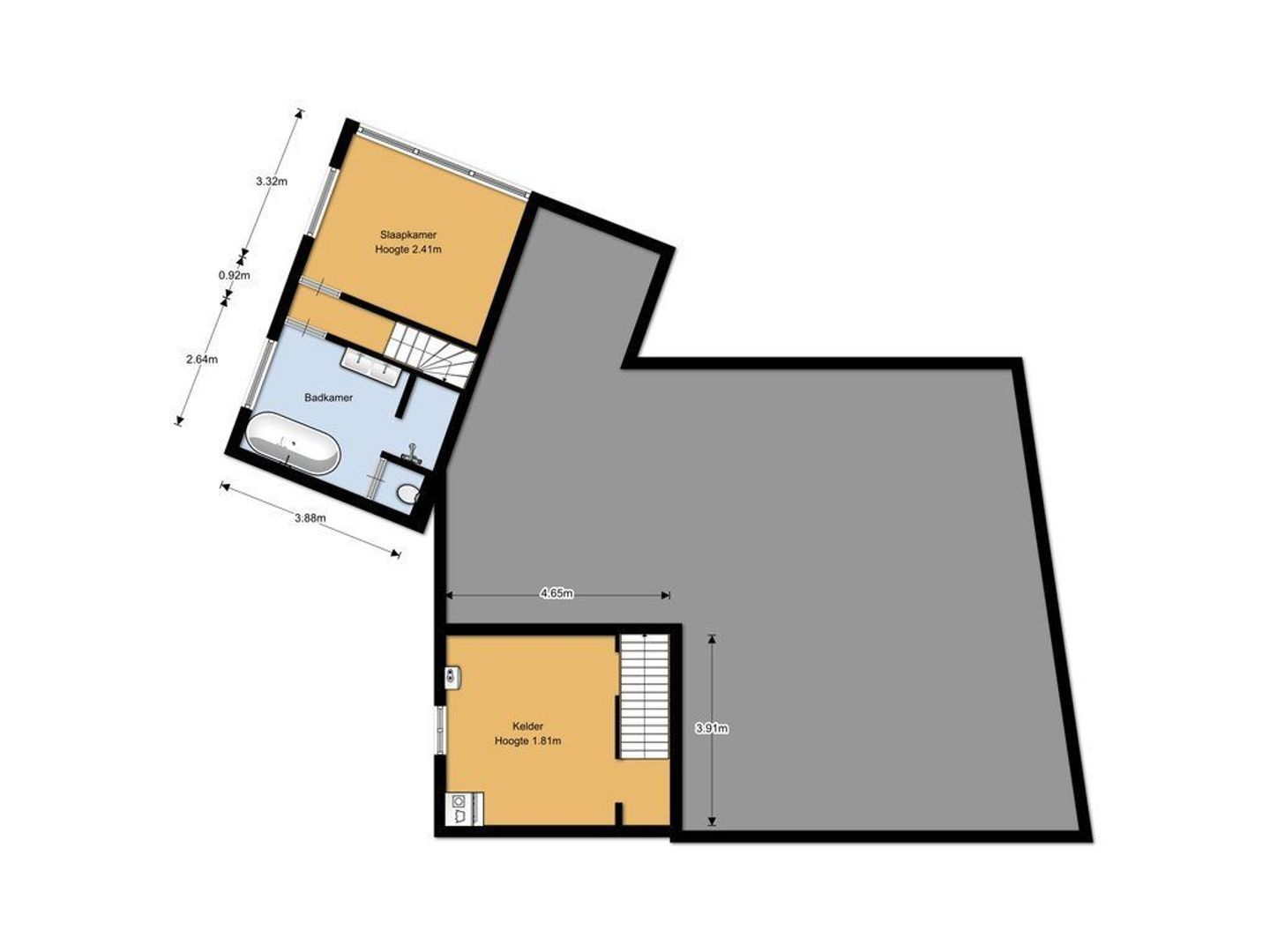 Struisvogellaan 11, Hilversum plattegrond-2