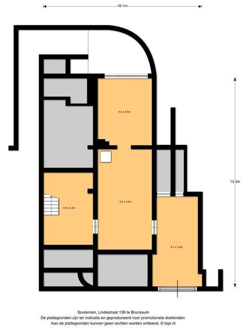 Lindestraat 136, Brunssum plattegrond-1
