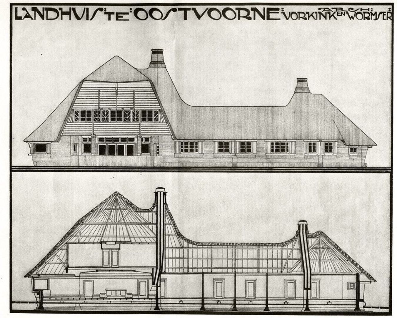 Zwartelaan 1, Oostvoorne plattegrond-2