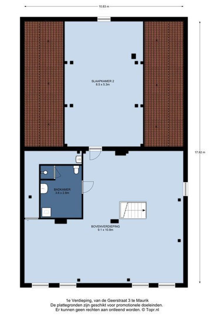 van de Geerstraat 3, Maurik plattegrond-1