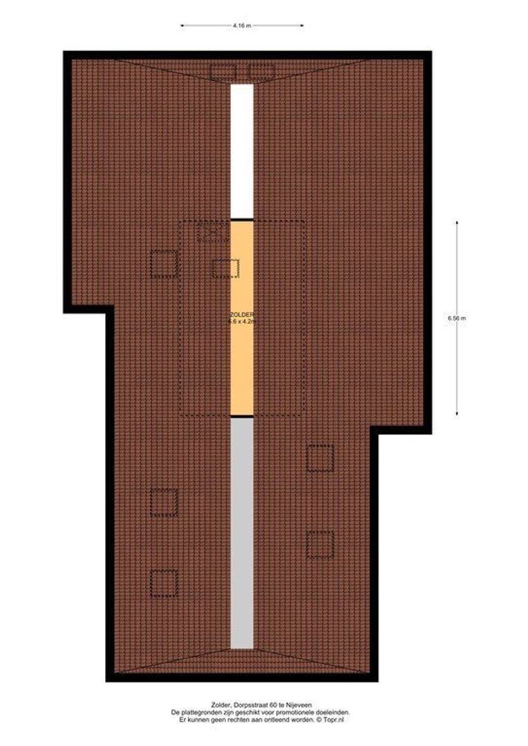 Dorpsstraat 60, Nijeveen plattegrond-2