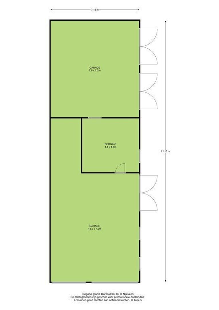 Dorpsstraat 60, Nijeveen plattegrond-3
