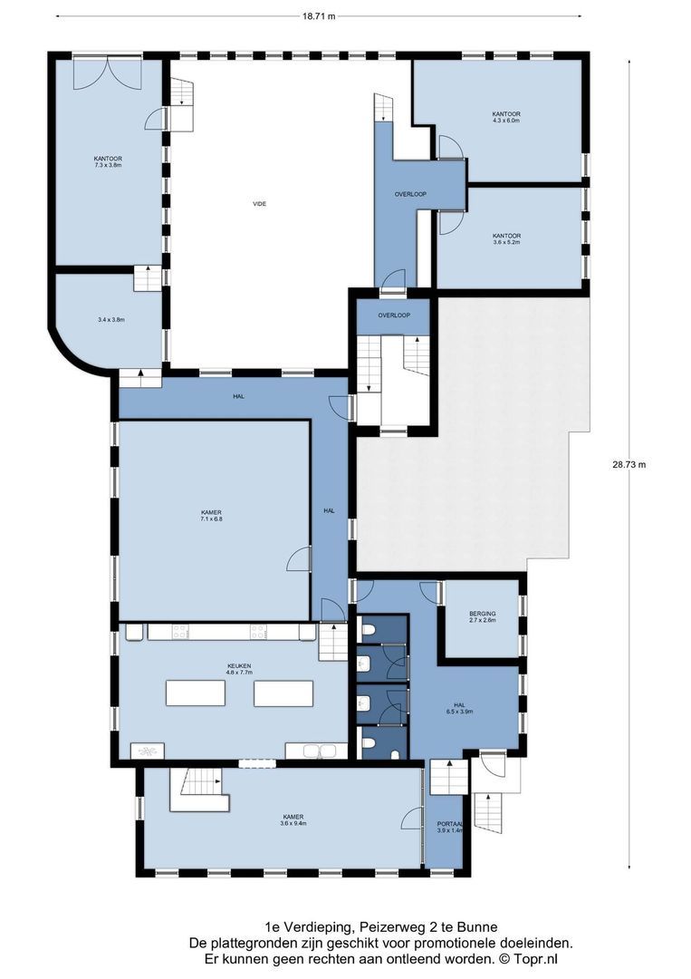 Peizerweg 2, Bunne plattegrond-49
