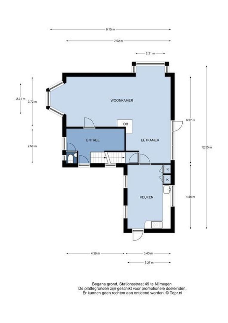 Stationsstraat 49, Nijmegen plattegrond-0