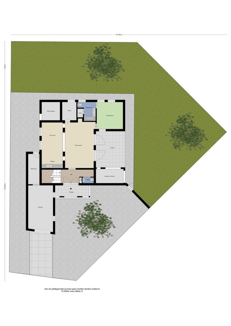 Kleine Veer 4, Den Bosch plattegrond-0