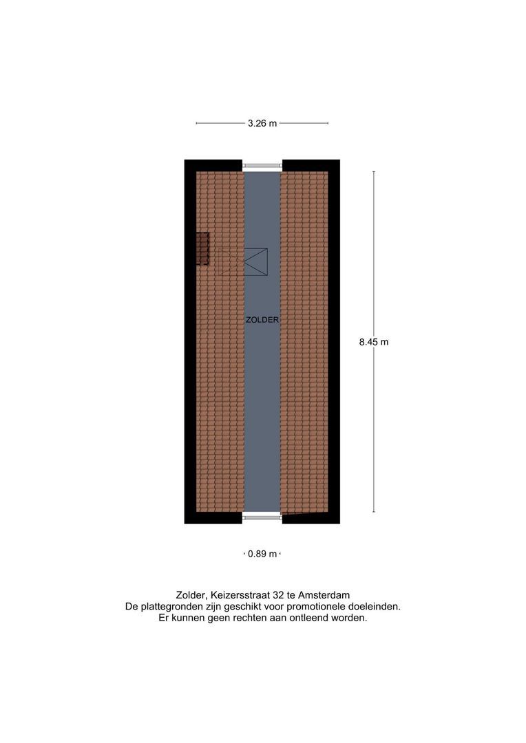 Keizersstraat 32, Amsterdam plattegrond-0