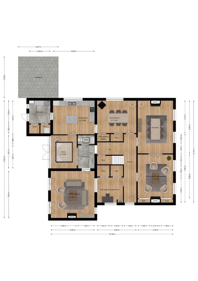 Plantagebaan 221, Wouwse Plantage plattegrond-68