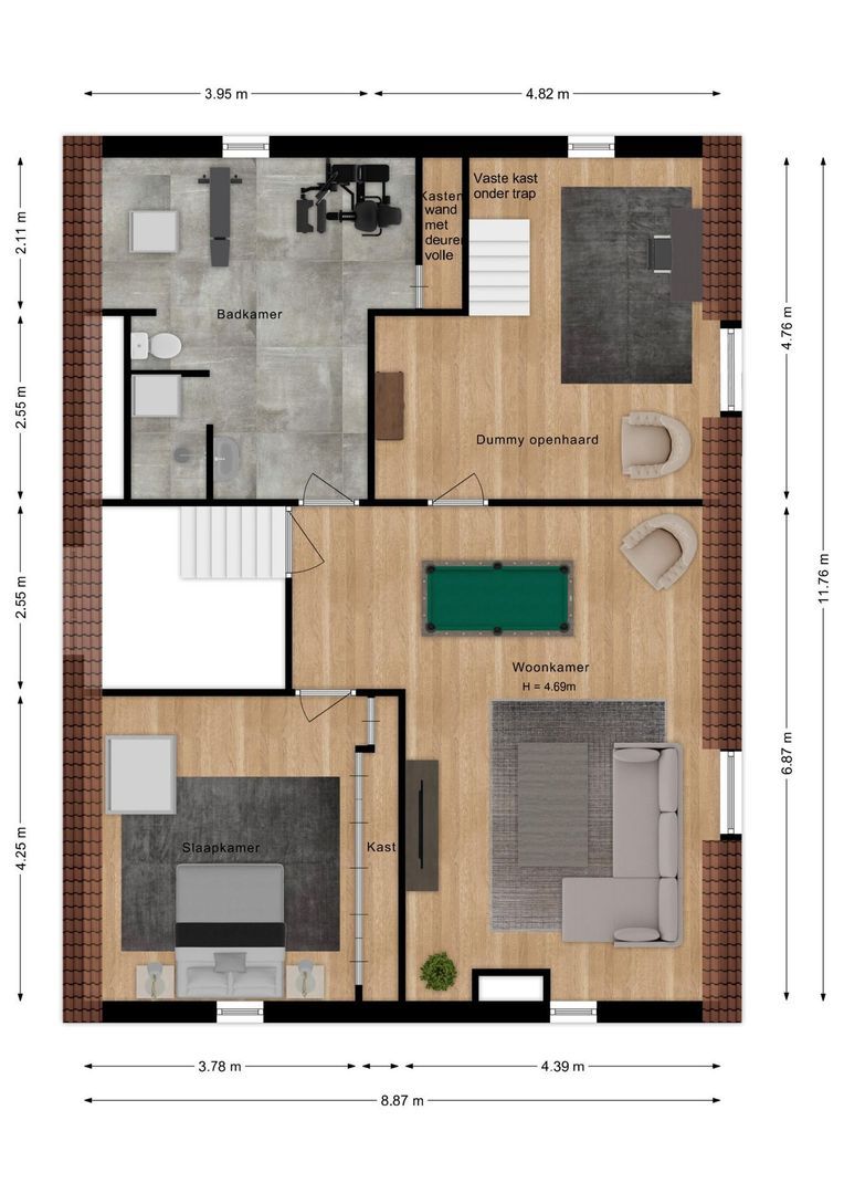 Plantagebaan 221, Wouwse Plantage plattegrond-68