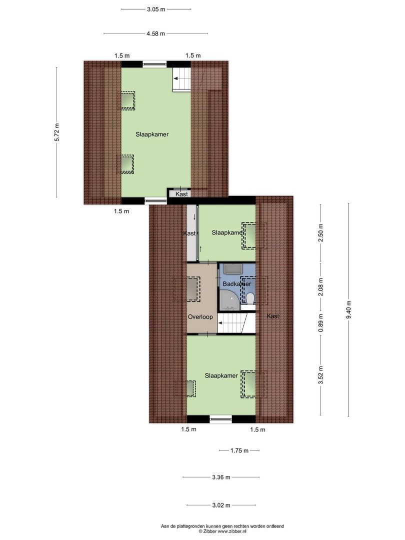 Luieweg 8, Renesse plattegrond-77