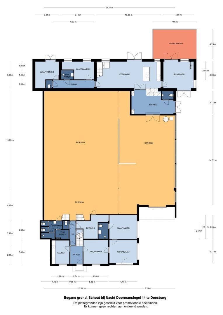 Schout bij Nacht Doormansingel 14, Doesburg plattegrond-65