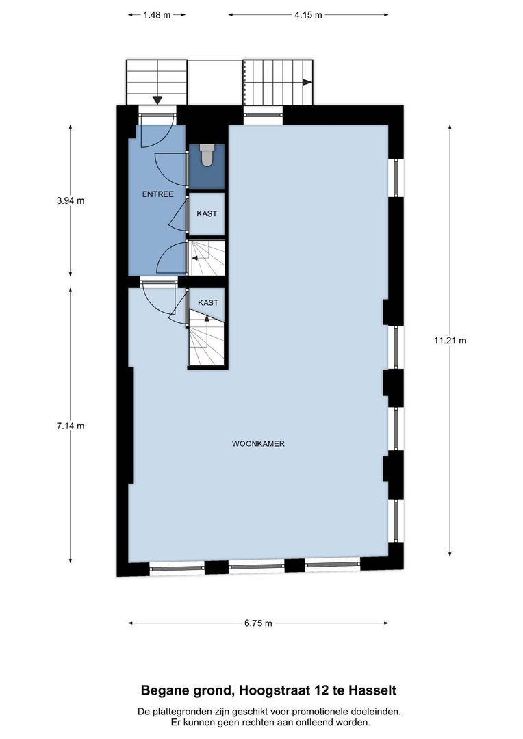 Hoogstraat 12, Hasselt plattegrond-61