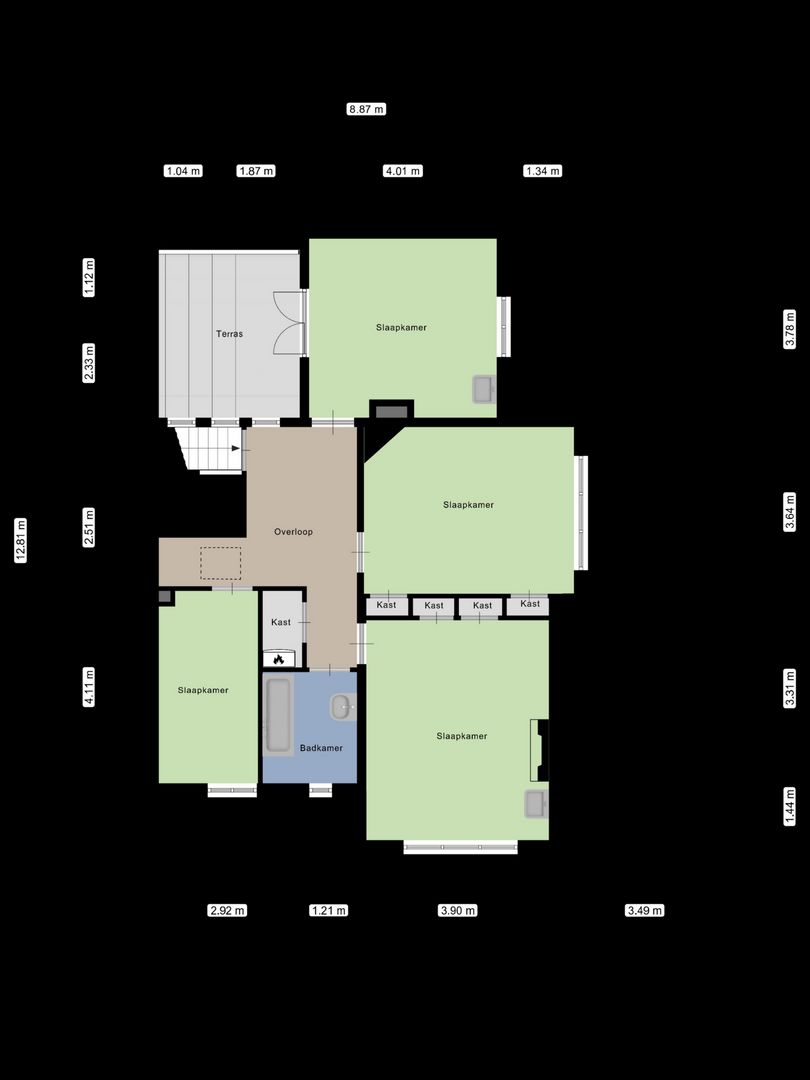 Loonsestraat 3 A, Neerloon plattegrond-60