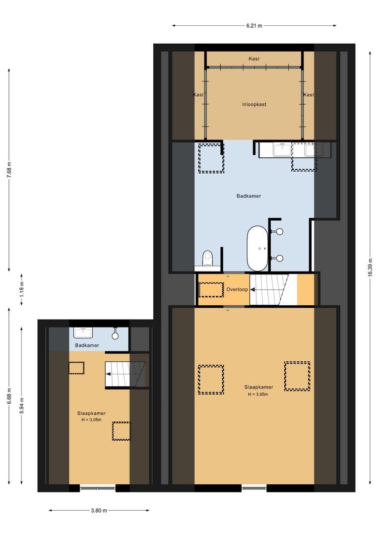 Valkenaarstraat 25, Huizen plattegrond-51