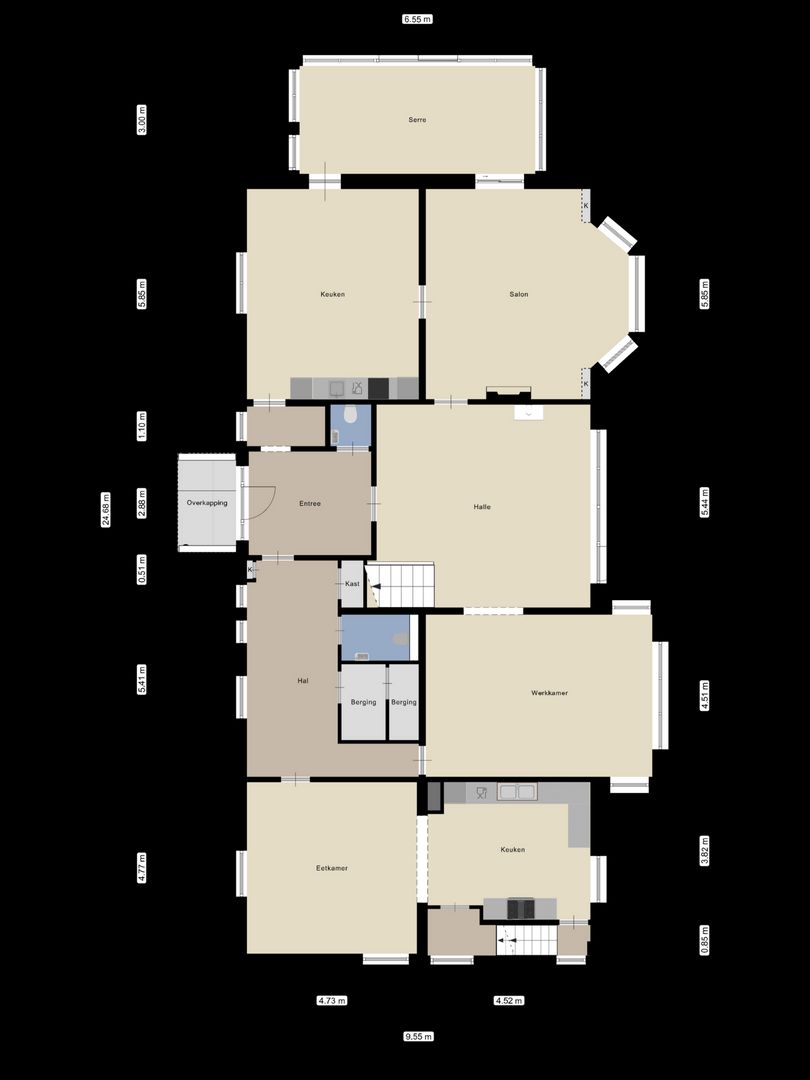 De Lariks 1, Assen plattegrond-79