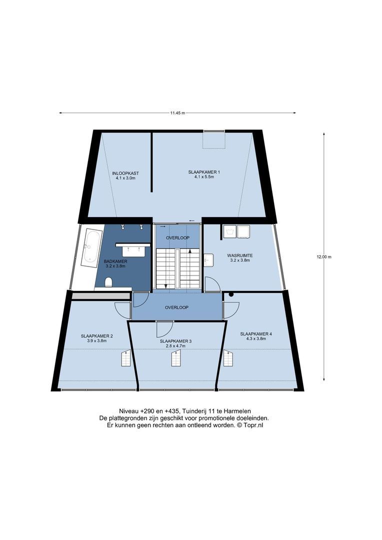 Tuinderij 11, Harmelen plattegrond-72